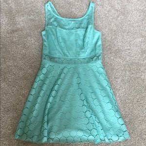 Mint green dress